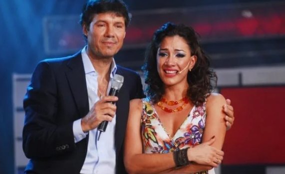 Marcelo Tinelli y Eunice Castro