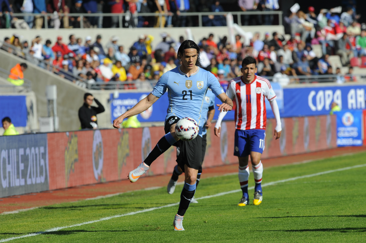 En Brasil, Edinson Cavani buscará su primer gol en una Copa América. Foto: archivo El País.