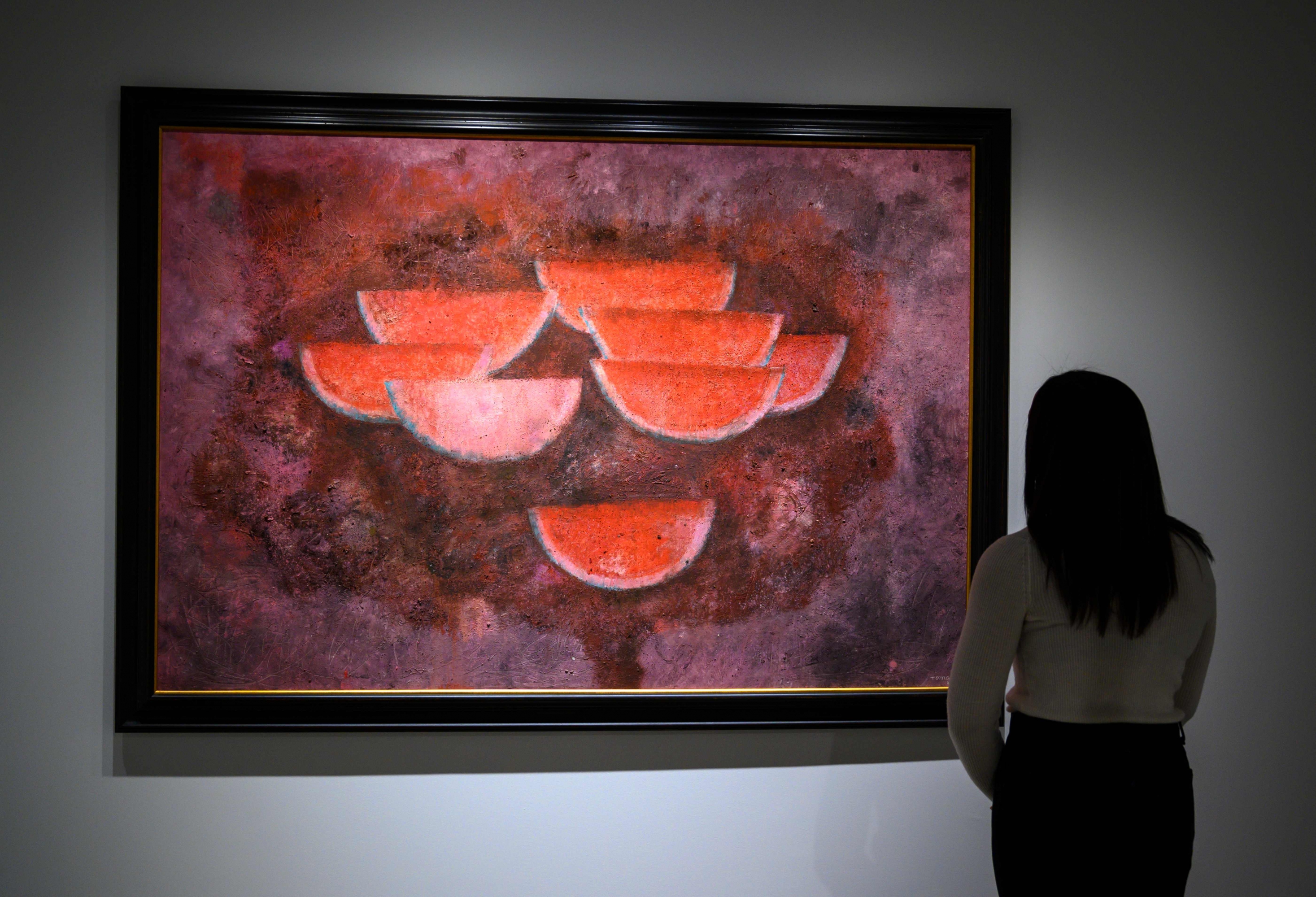 La obra de Rufino Tamayo. Foto: AFP