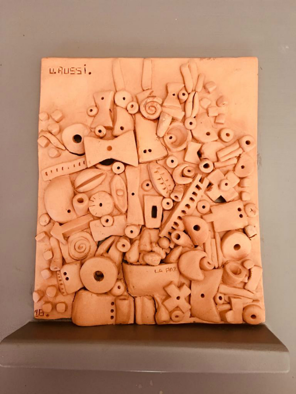 Una de las obras de Uruguay Russi. Foto: Uruguay Russi.