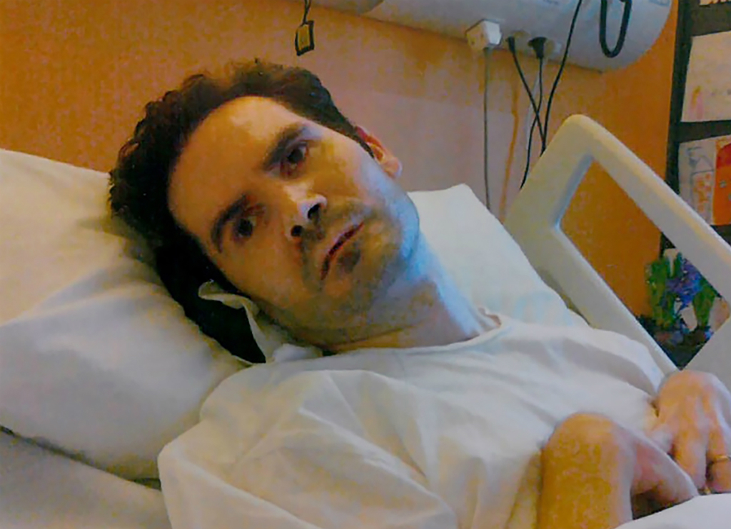 Lambert sufrió en 2008, cuando tenía 32 años, un accidente automovilístico que lo dejó con daños cerebrales irreversibles. Foto: AFP