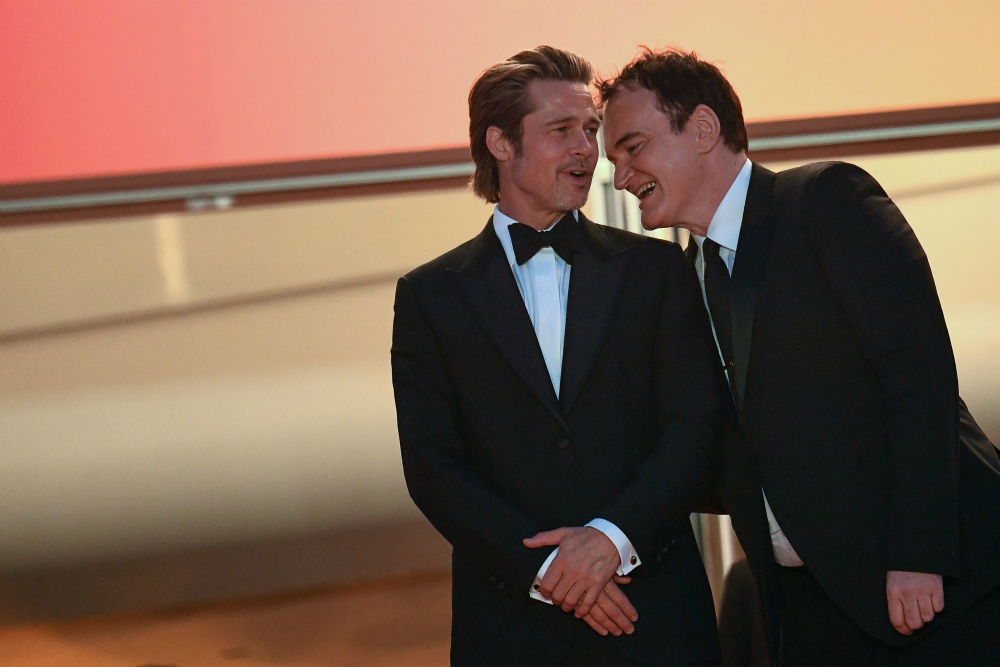 Brad Pitt y Quentin Tarantino se pasearon por Cannes para presentar la película
