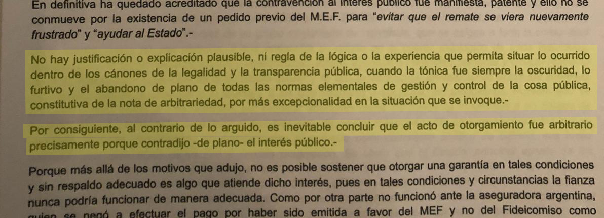 Clave 6 de la sentencia que condenó a Lorenzo y Calloia
