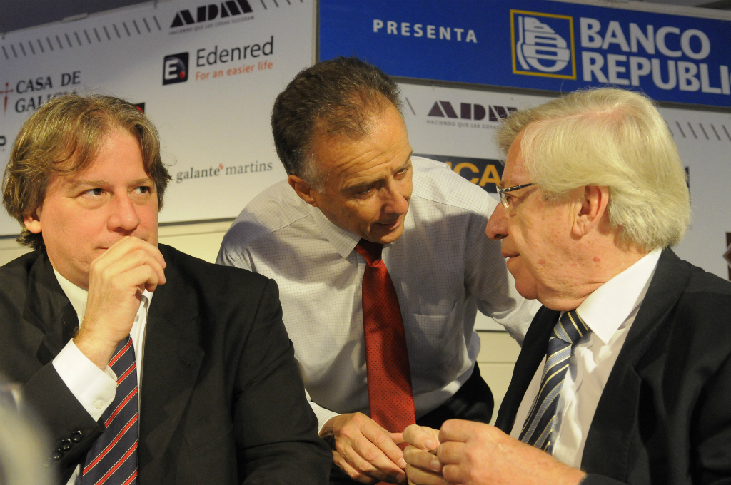 Fernando Lorenzo, Fernando Calloia, Danilo Astori. Foto: Archivo El País