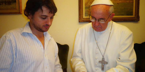Juan Grabois y Papa Francisco