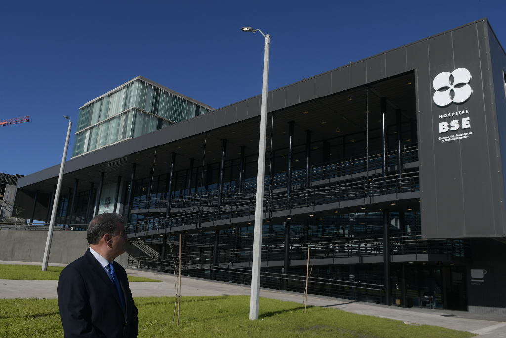 Instalaciones del nuevo hospital del Banco de Seguros del Estado. Foto: Leonardo Mainé