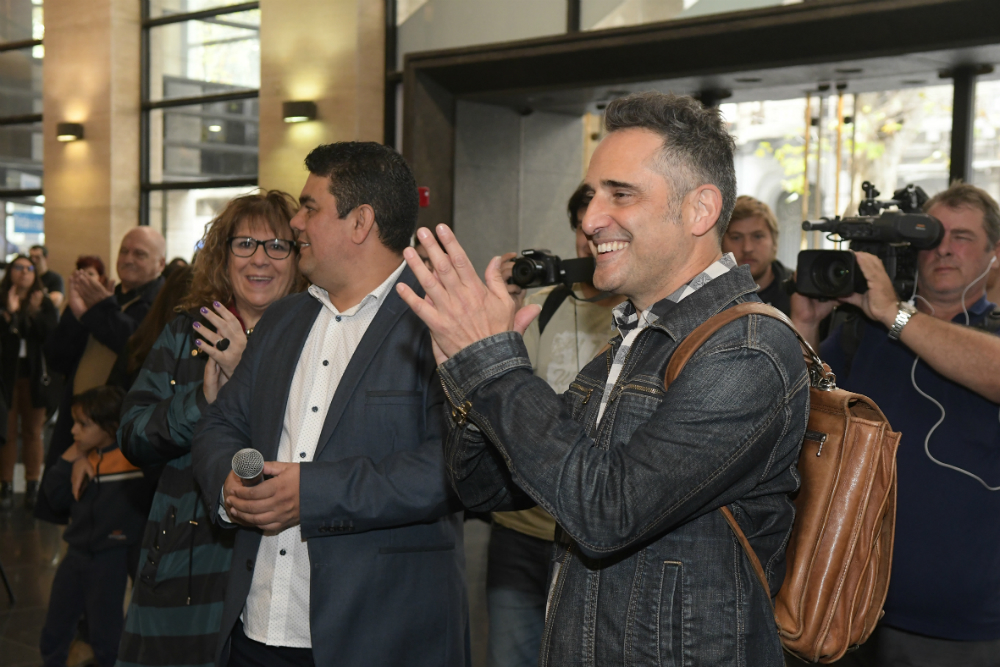 Jorge Drexler en el Auditorio del Sodre. Foto: Leonardo Mainé