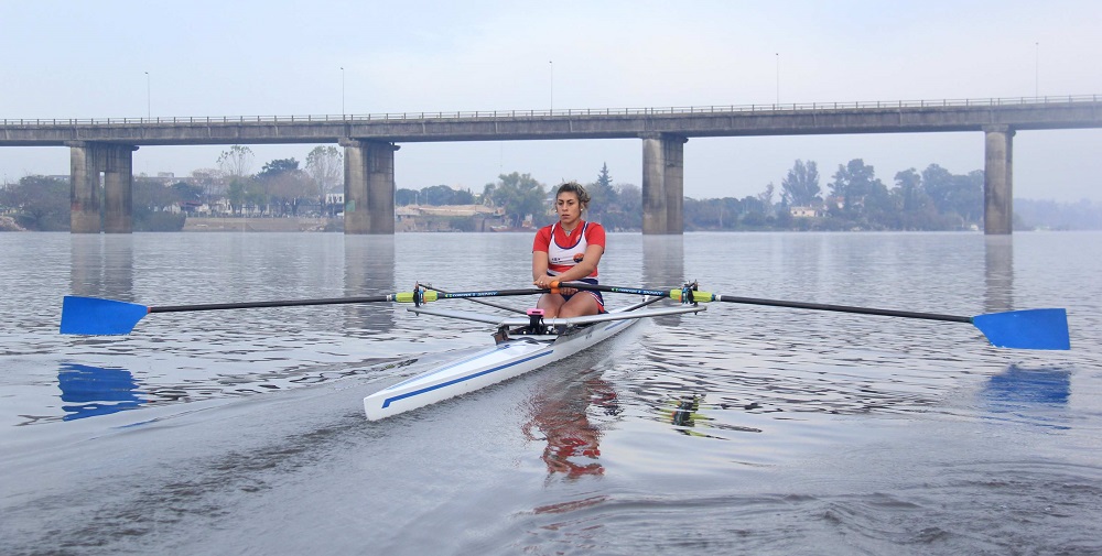 Sabrina Díaz, remera uruguaya.