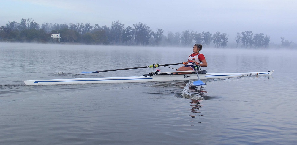 Sabrina Díaz, remera uruguaya.