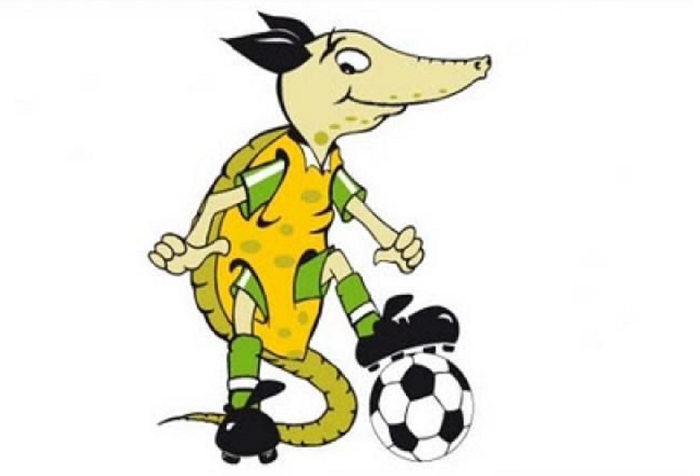 Tatú, la mascota de Bolivia 1997.