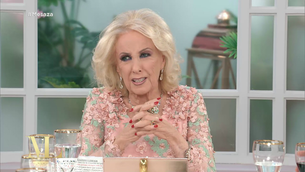 Mirtha Legrand. Foto: Captura de YouTube.