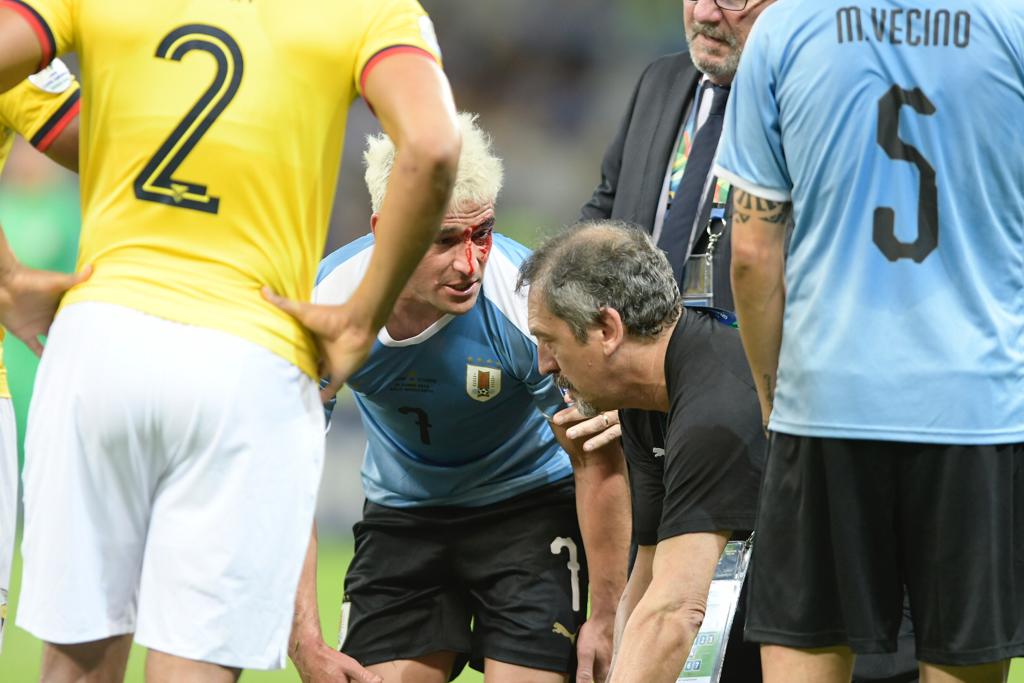 Uruguay debutó en la Copa América ante Ecuador. Foto: Gerardo Pérez / El País