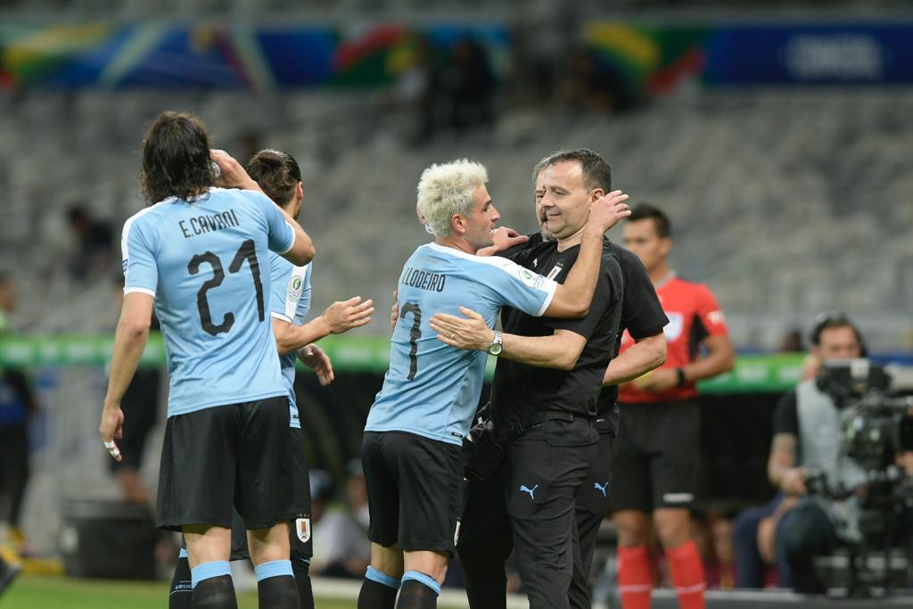 Uruguay debutó en la Copa América ante Ecuador. Foto: Gerardo Pérez / El País