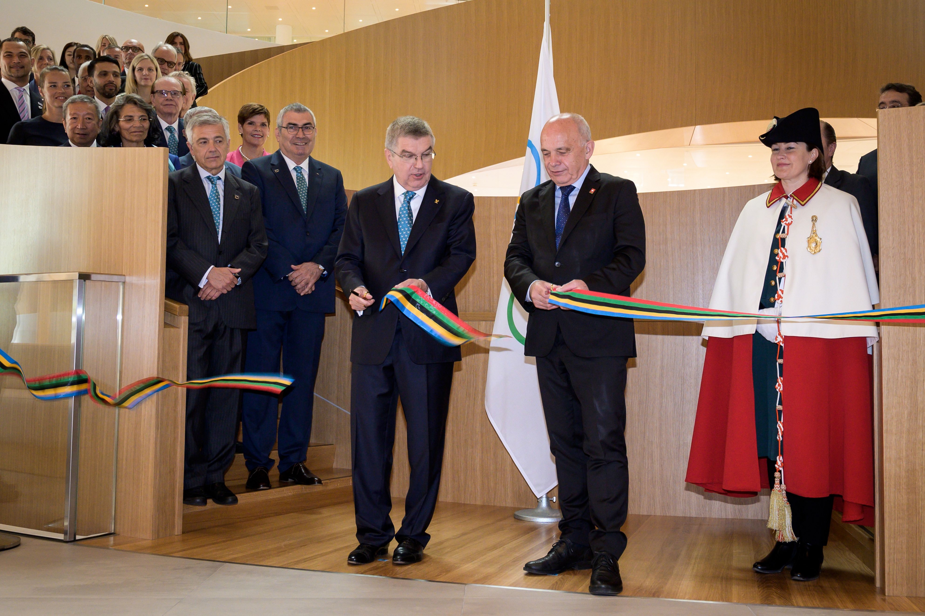 Celebración del Día Olímpico en Lausana y aniversario del Comité Olímpico Internacional. Foto: AFP.