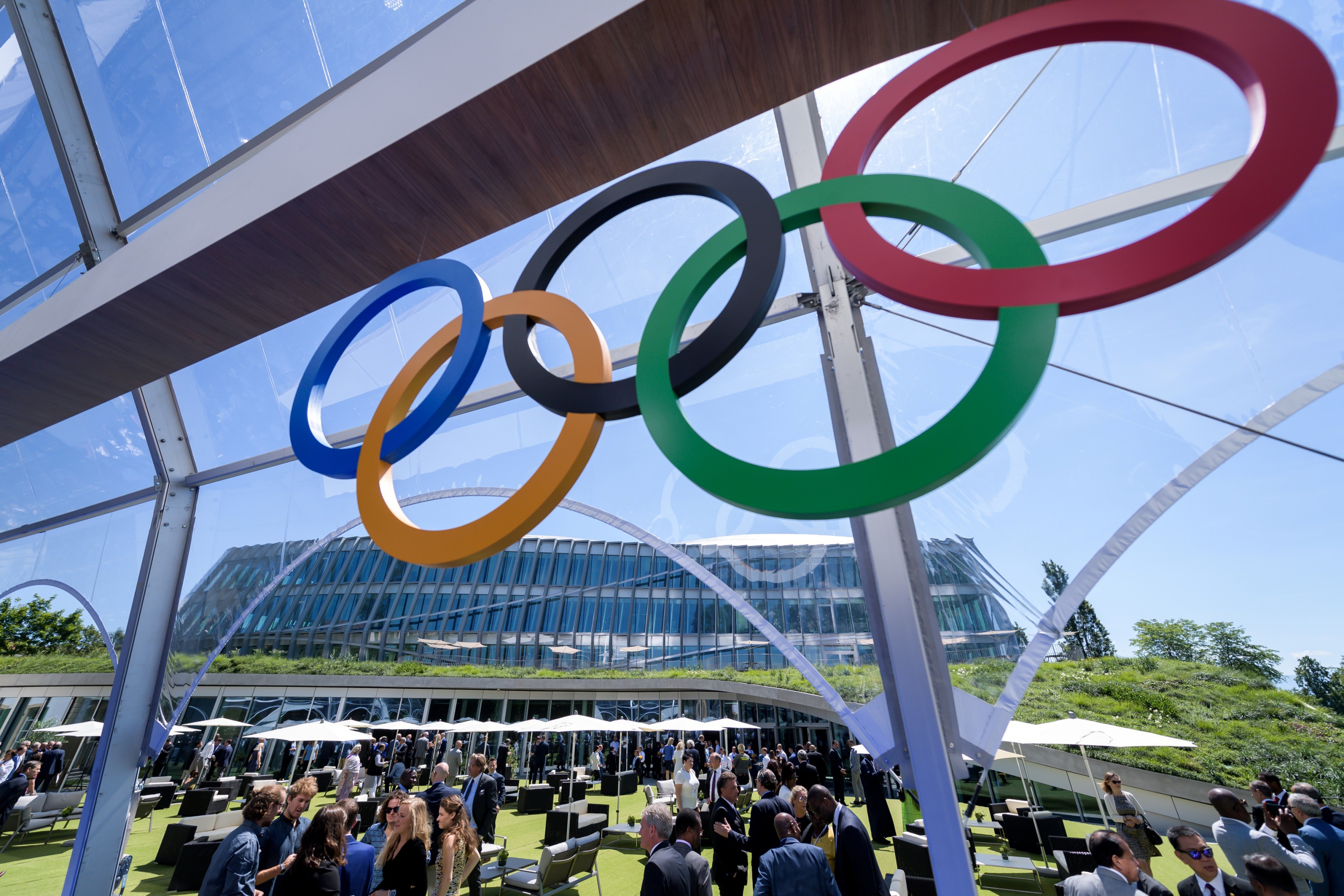 Celebración del Día Olímpico en Lausana y aniversario del Comité Olímpico Internacional. Foto: AFP.