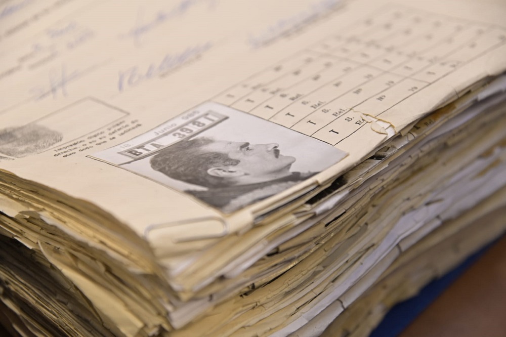 La credencial de José Mujica. Foto: Leonardo Mainé