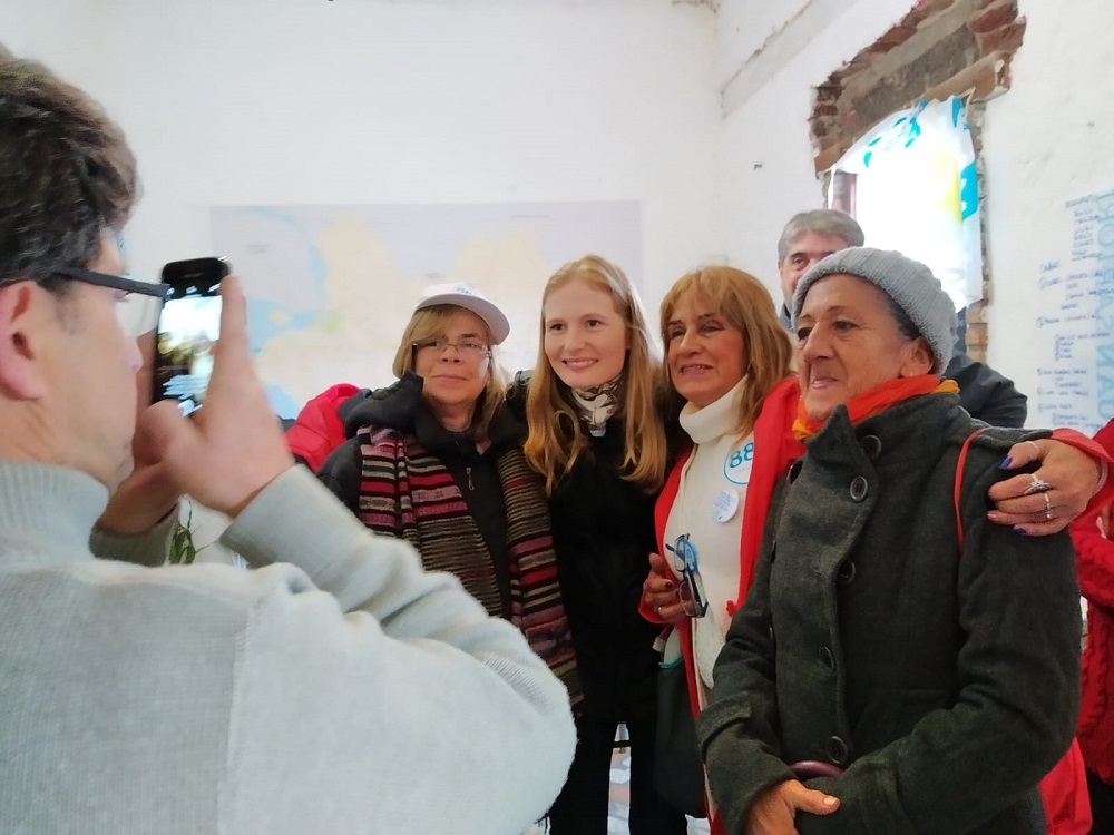 Ekaterina Rybolovleva, la esposa de Sartori, en las elecciones internas. Foto: Soledad Gago