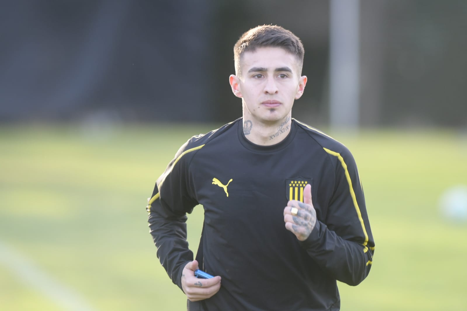 El argentino Gabriel Rojas entrenó con Peñarol. Foto: Marcelo Bonjour.