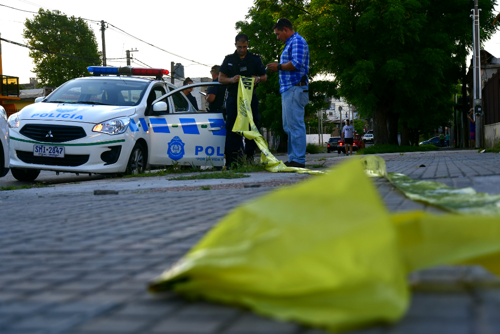 Operativo policial en Montevideo. Foto: Archivo El País