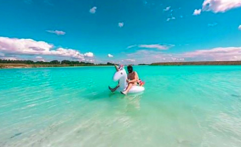 Lago tóxico en Siberia. Foto: Archivo