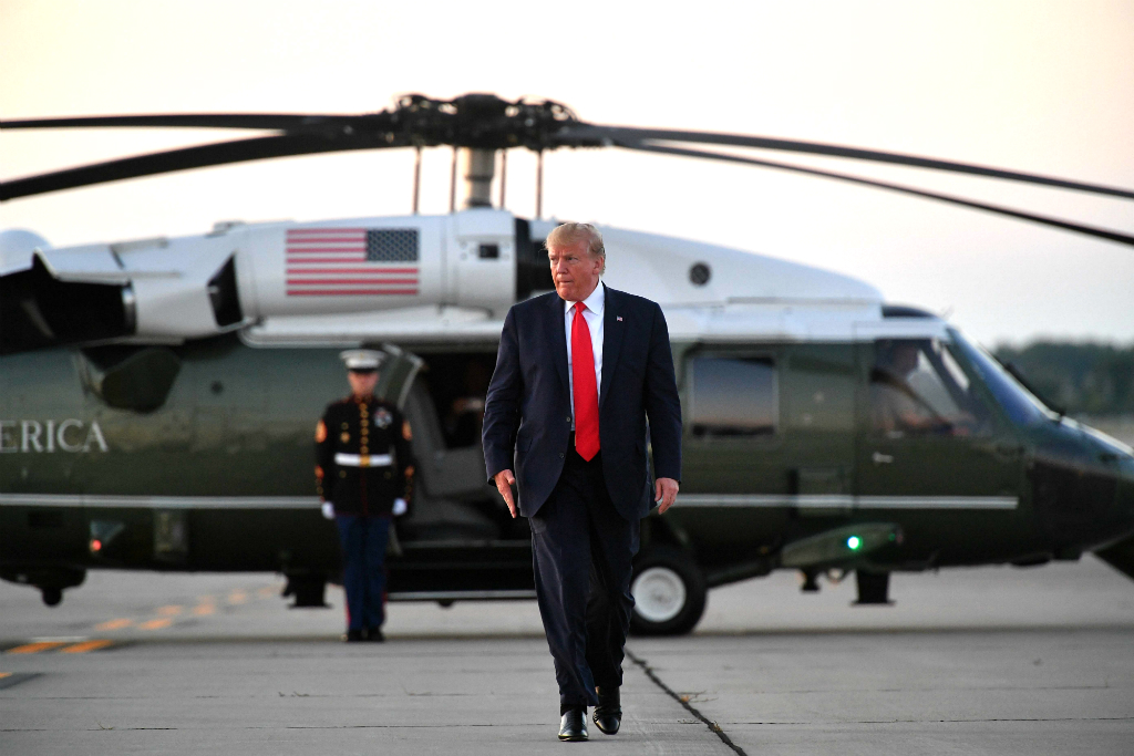 Donald Trump, presidente de Estados Unidos. Foto: AFP