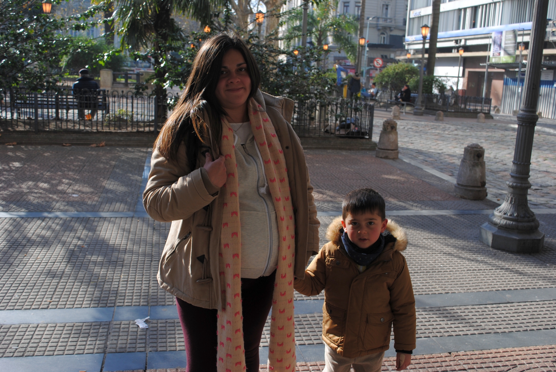 Melissa González, Santino España.