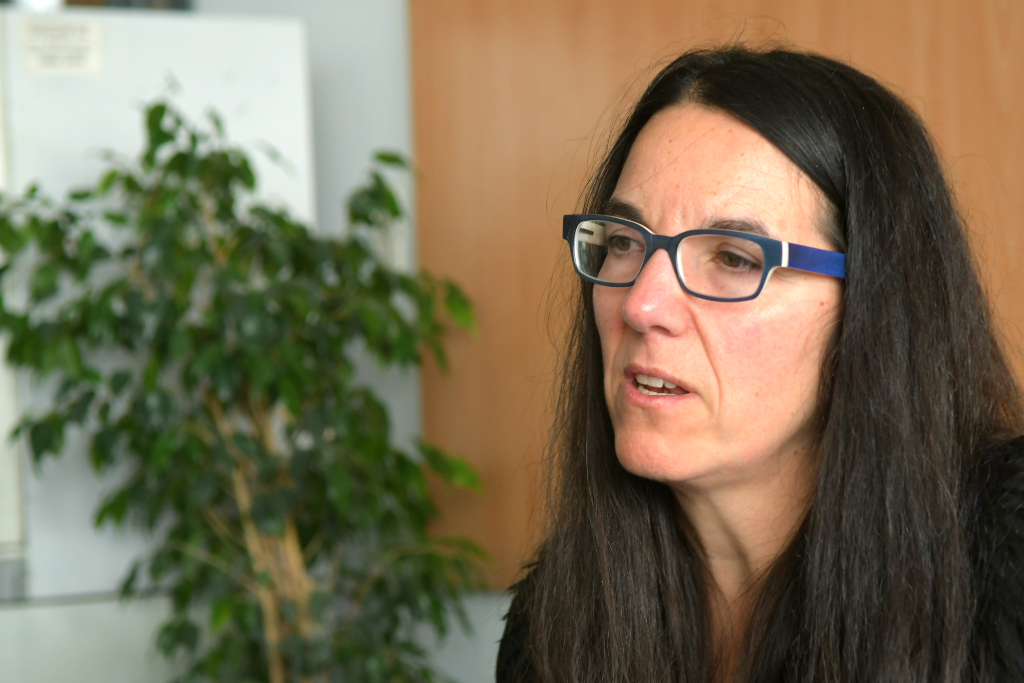 Silvina García Rubio, química uruguaya radicada en Estados Unidos. Foto: Francisco Flores