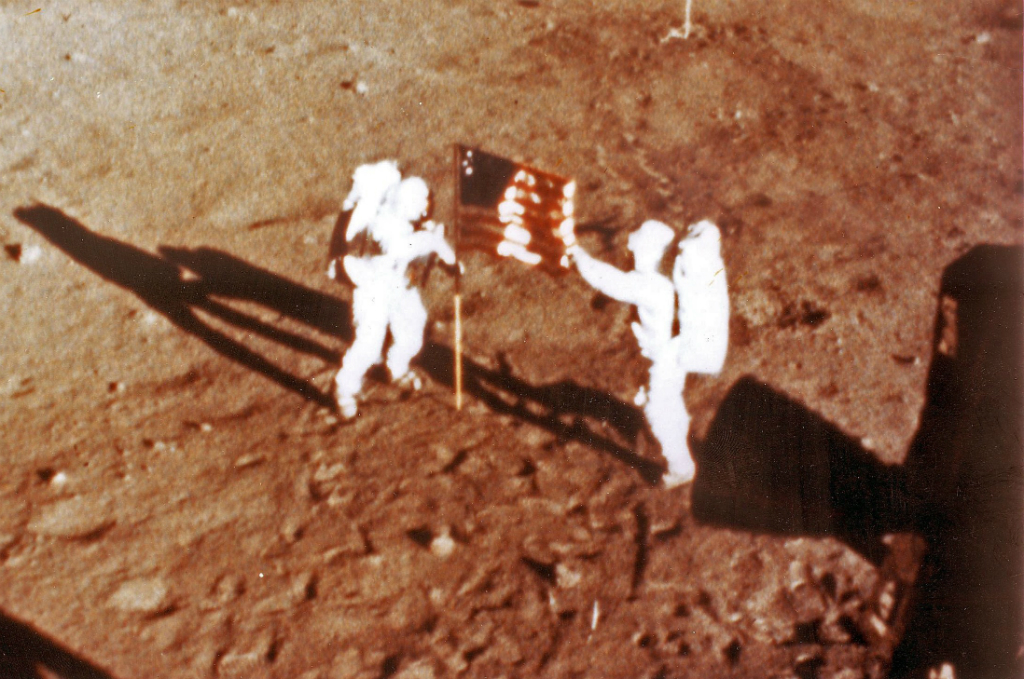 Imágenes de la llegada del hombre a la Luna. Foto: NASA