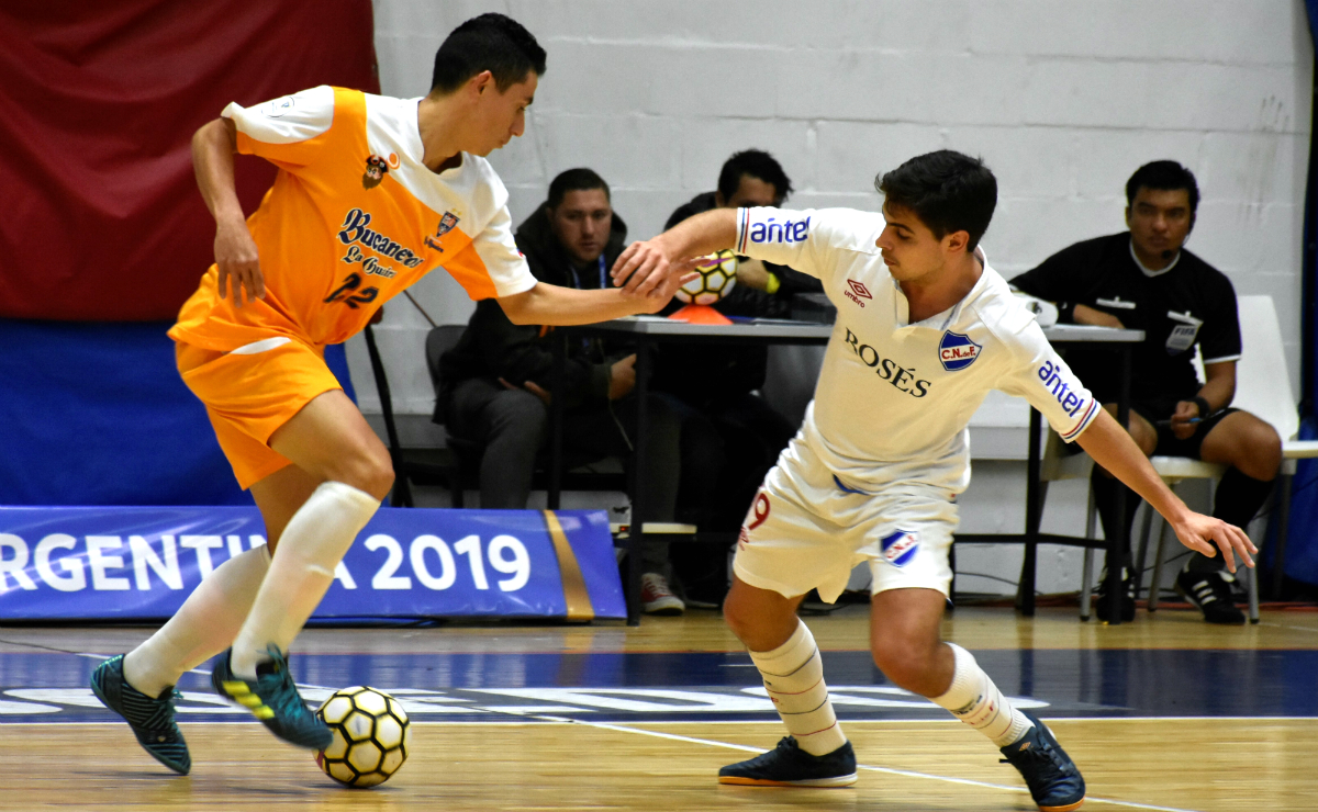 Joaquín Varietti ante Bucaneros de La Guaira. Foto: Conmebol