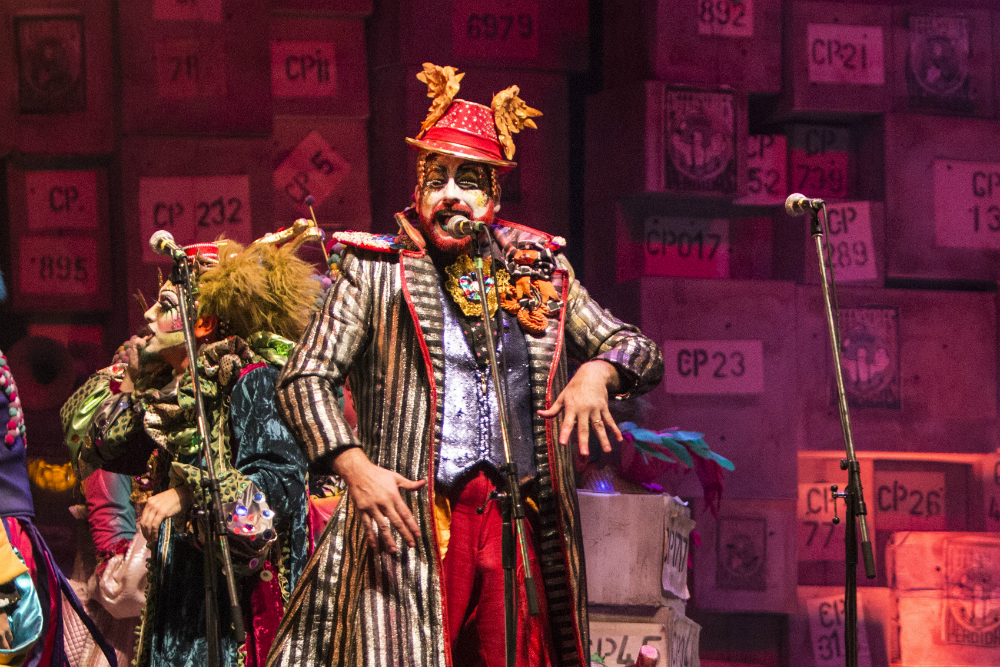 Yamandú Cardozo de Agarrate Catalina, en "Defensores de causas perdidas" de 2019. Foto: Fernando Blanco