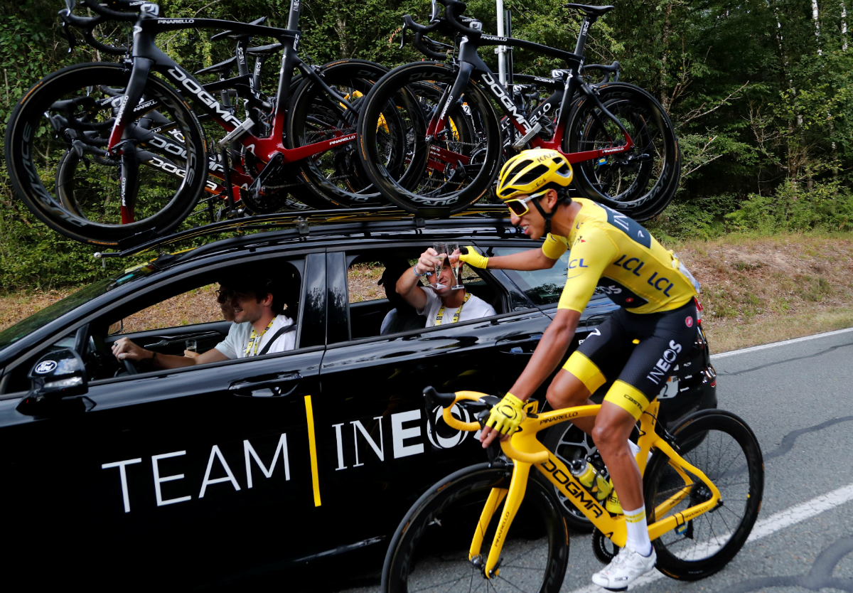 Las mejores imágenes del Tour de France 2019 que consagró al Colombiano Egan Bernal. Fotos: AFP y Reuters