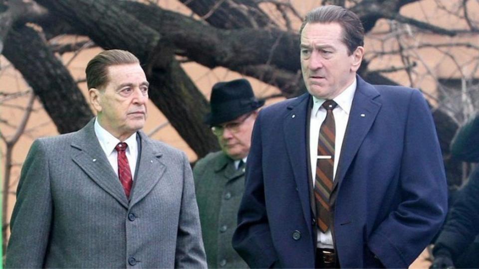 Al Pacino y Robert de Niro en The Irishman. Foto: Difusión