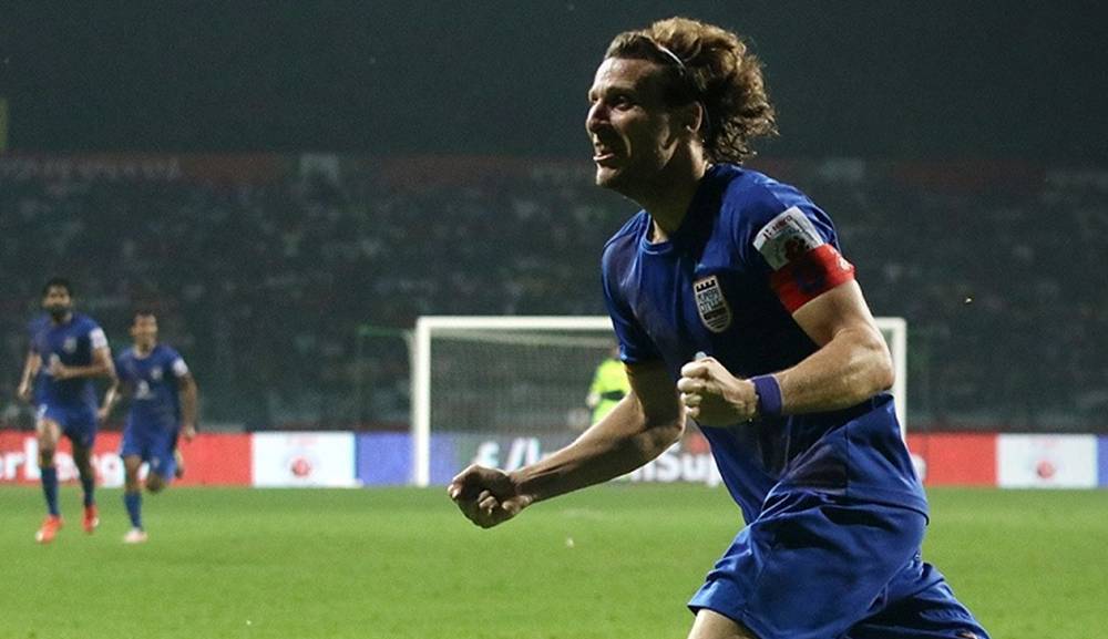Mumbai de la India recibió a Diego Forlán y marcó 5 goles en 12 partidos disputados.
