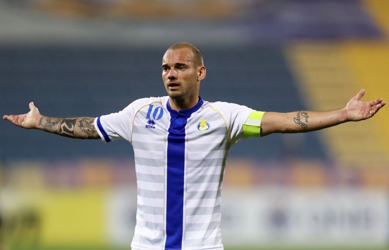 Wesley Sneijder se retira del fútbol. Foto: AFP