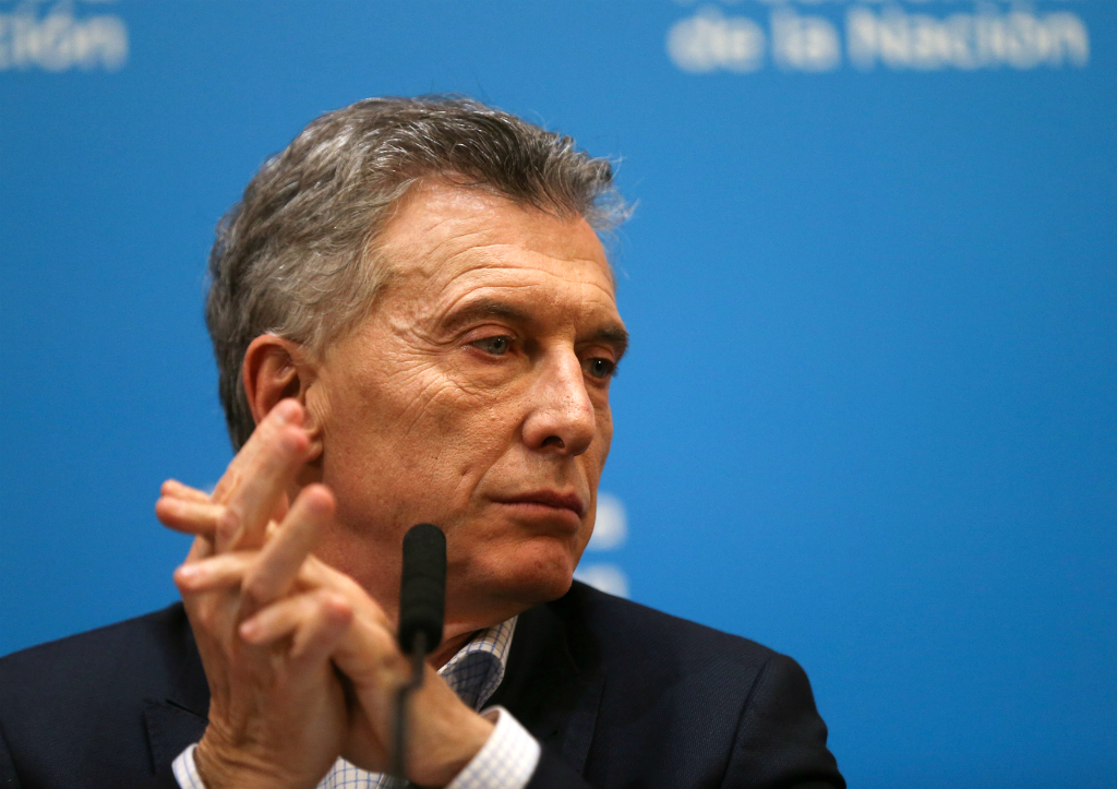 Mauricio Macri en conferencia de prensa tras el resultado de las elecciones internas. Foto: Reuters