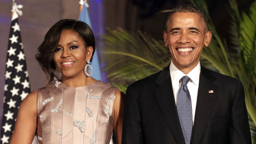 Michelle y Barack Obama. Foto: AFP