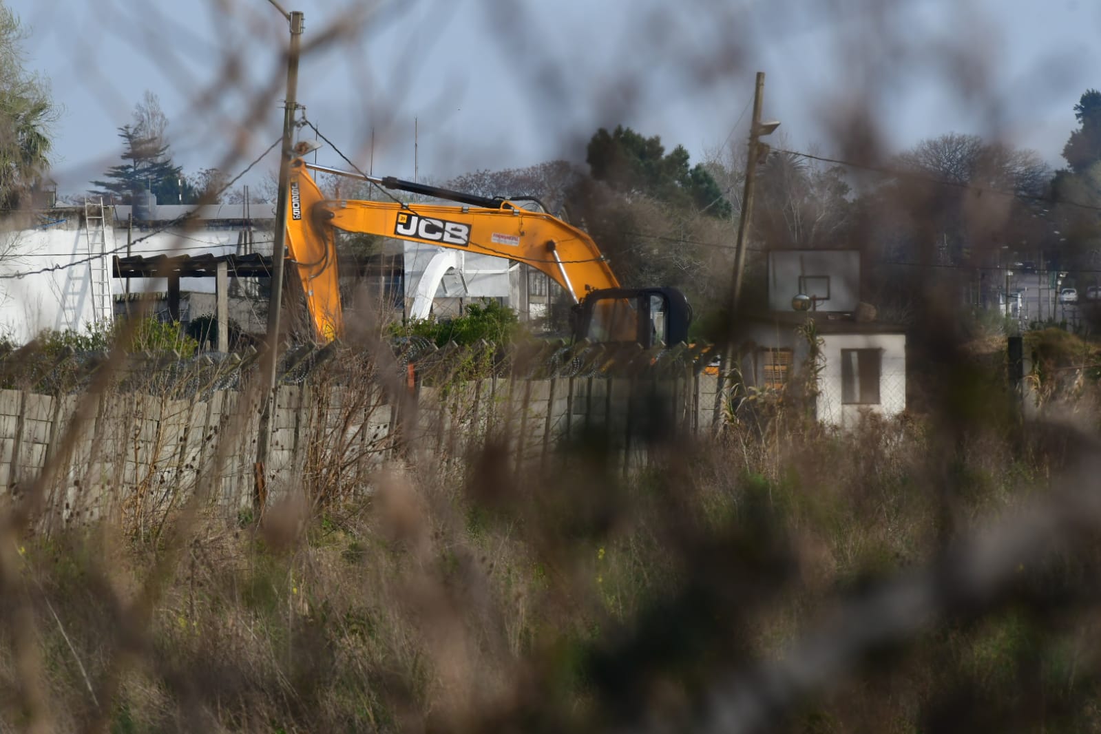 Trabajos en el Batallón 13. Foto: Francisco Flores