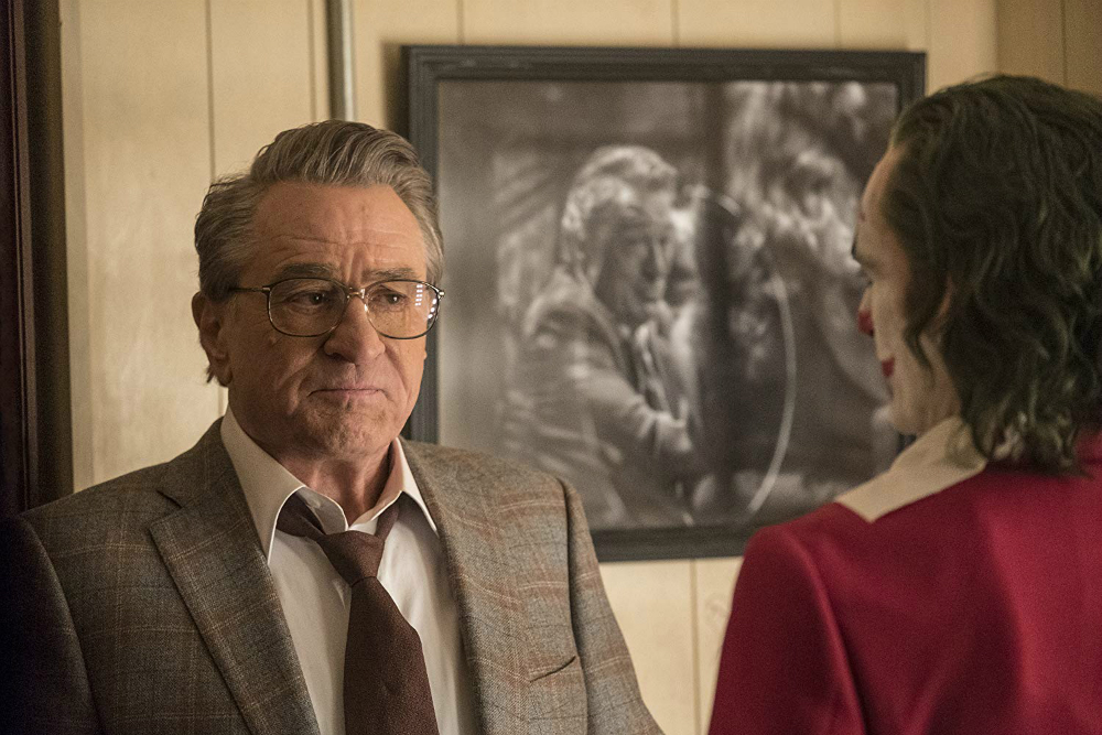 Joaquin Phoenix como Guasón, y Robert De Niro. Foto: Warner Bros. Pictures