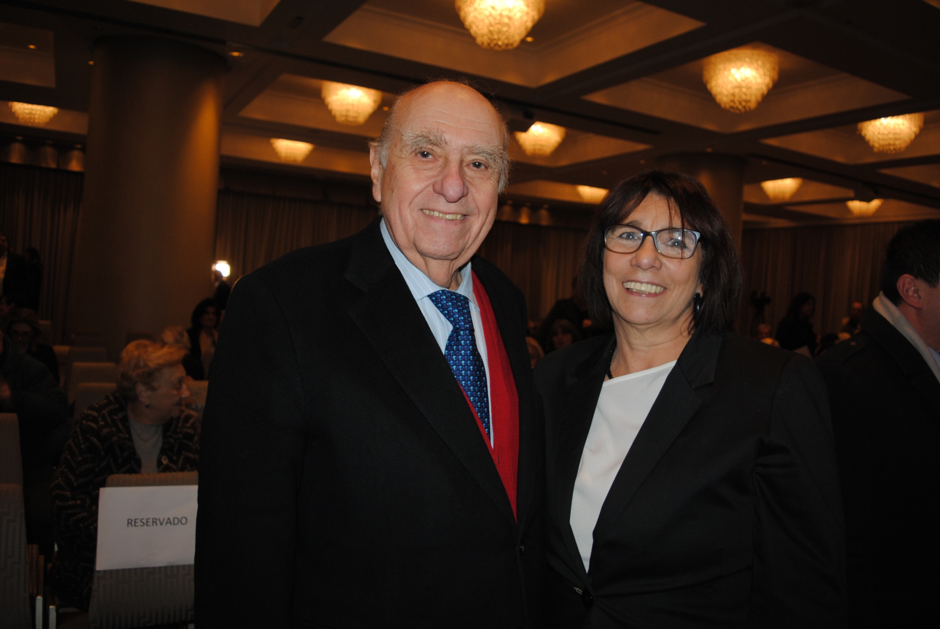 Julio María Sanguinetti, Adriana Otegui.