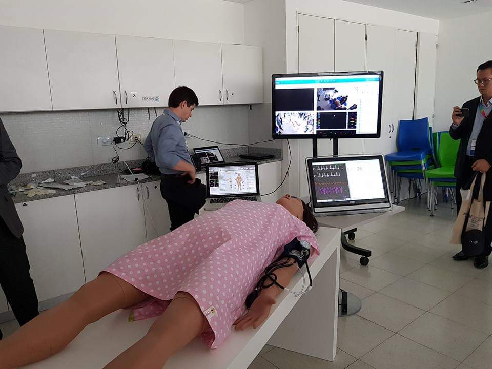 Simulaciones de anestesistas en Montevideo. Foto: Congreso de Anestesiología