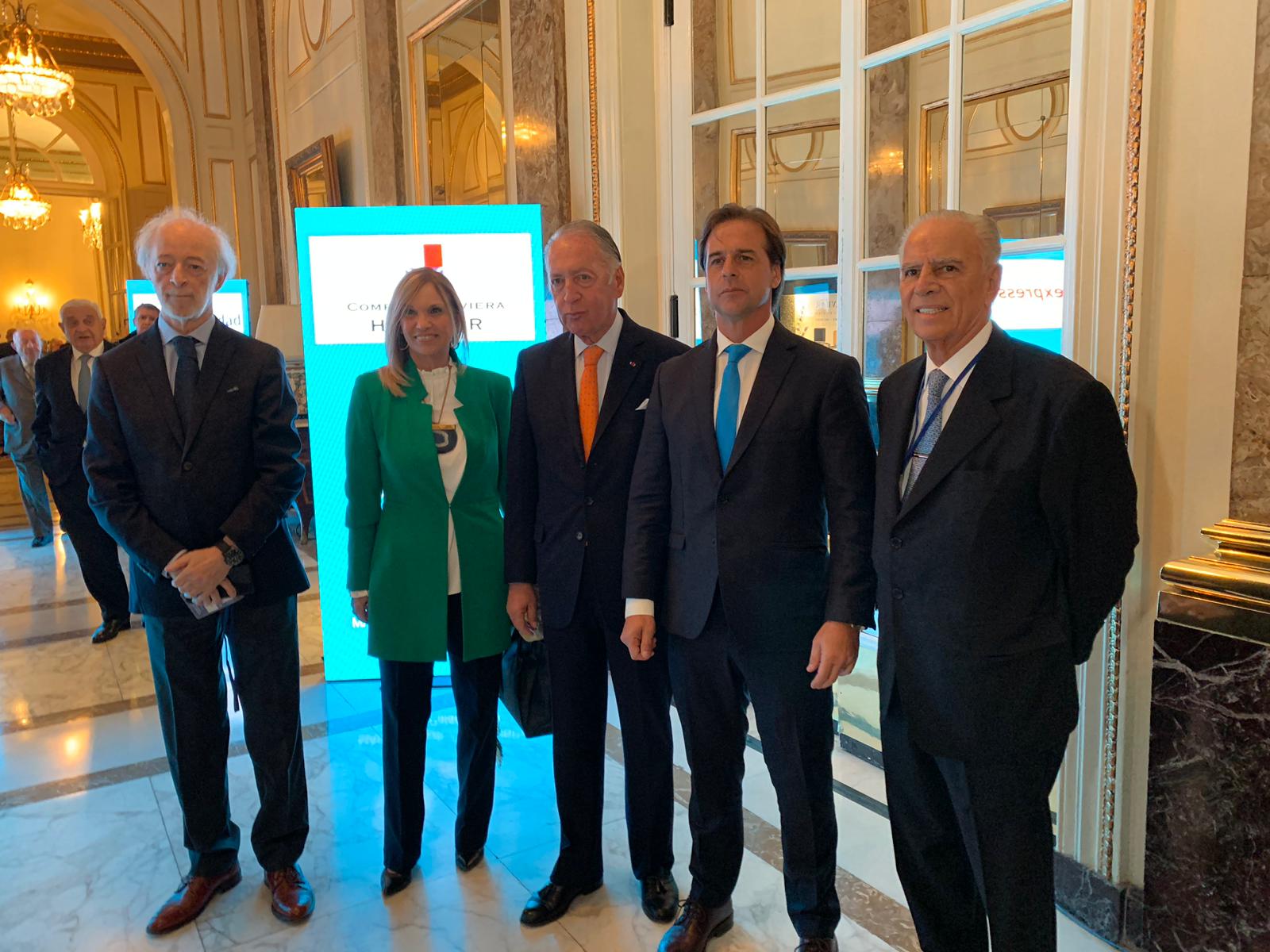Lacalle Pou habló para empresarios en Buenos Aires. Foto. Pablo S. Fernández