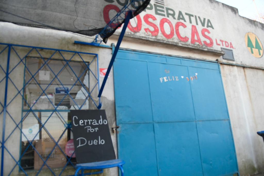 Comercios cerraron por duelo tras muerte de Luciana Bentancur. Foto: Gerardo Pérez