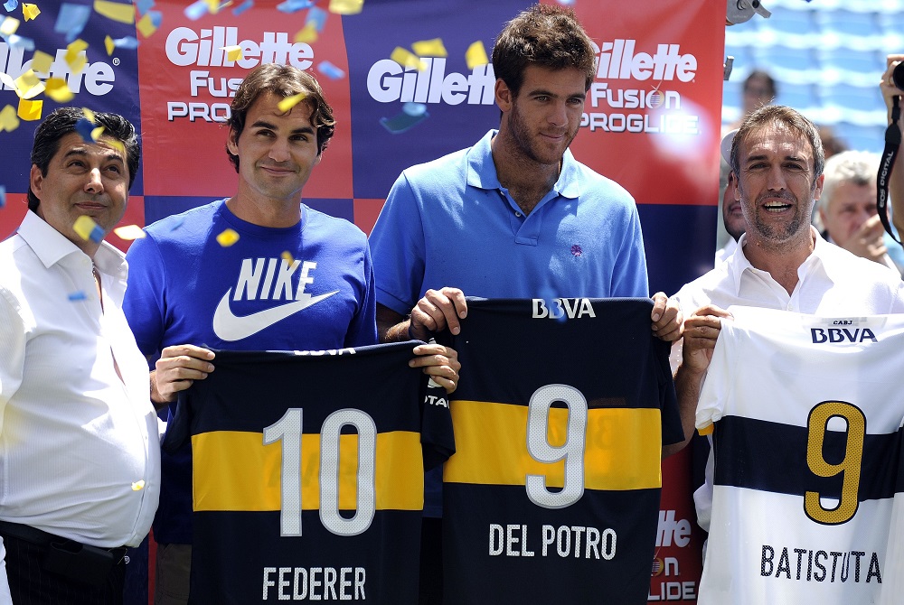 Roger Federer y Juan Martín del Potro