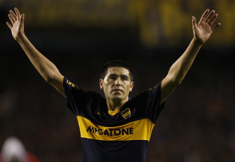 Juan Román Riquelme. Foto: Archivo/AFP.