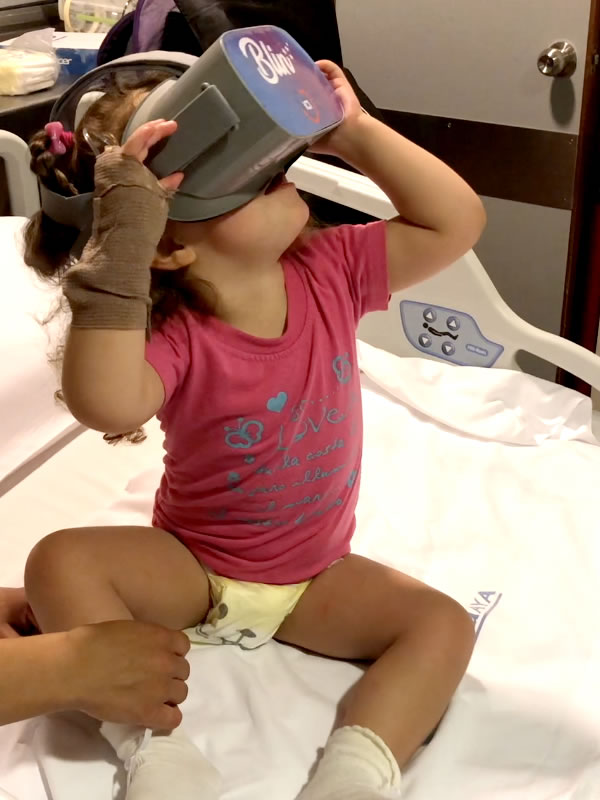 Blin realidad virtual salud niños