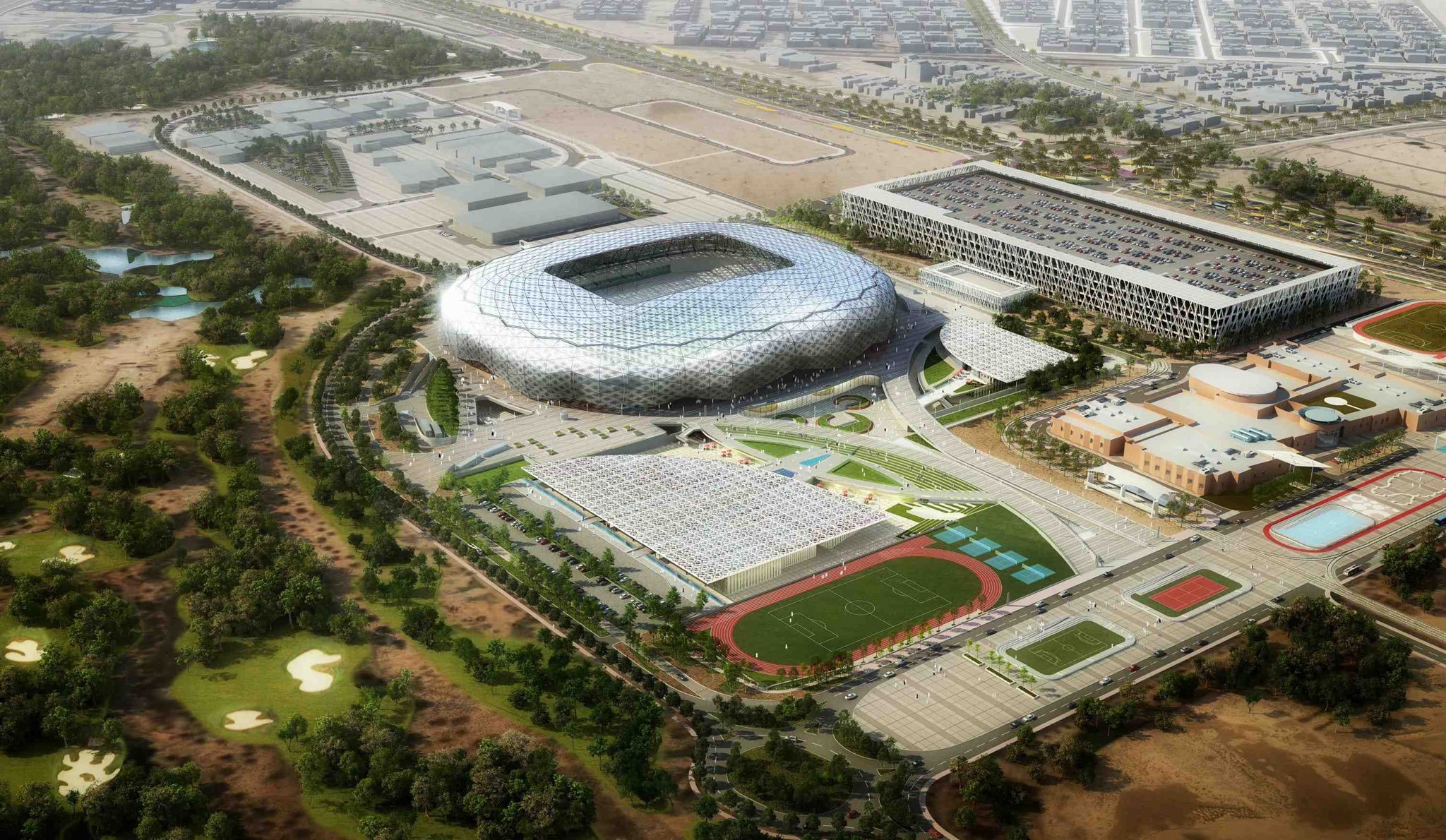 El estadio Education City de Rayan para Catar 2022.
