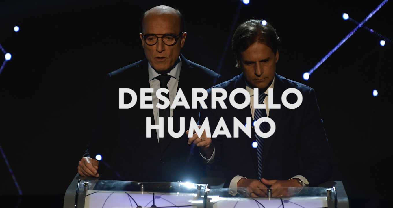 Debate presidencial: Bloque "Desarrollo Humano". Foto: Fernando Ponzetto.