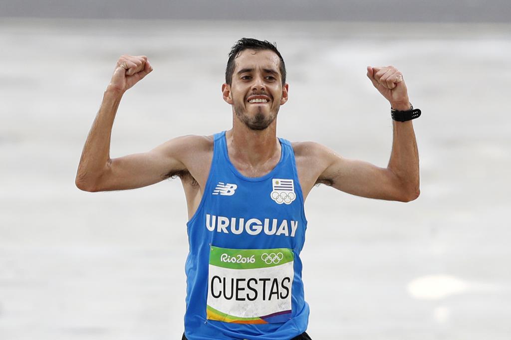 Nicolás Cuestas en la Maratón de Rio 2016