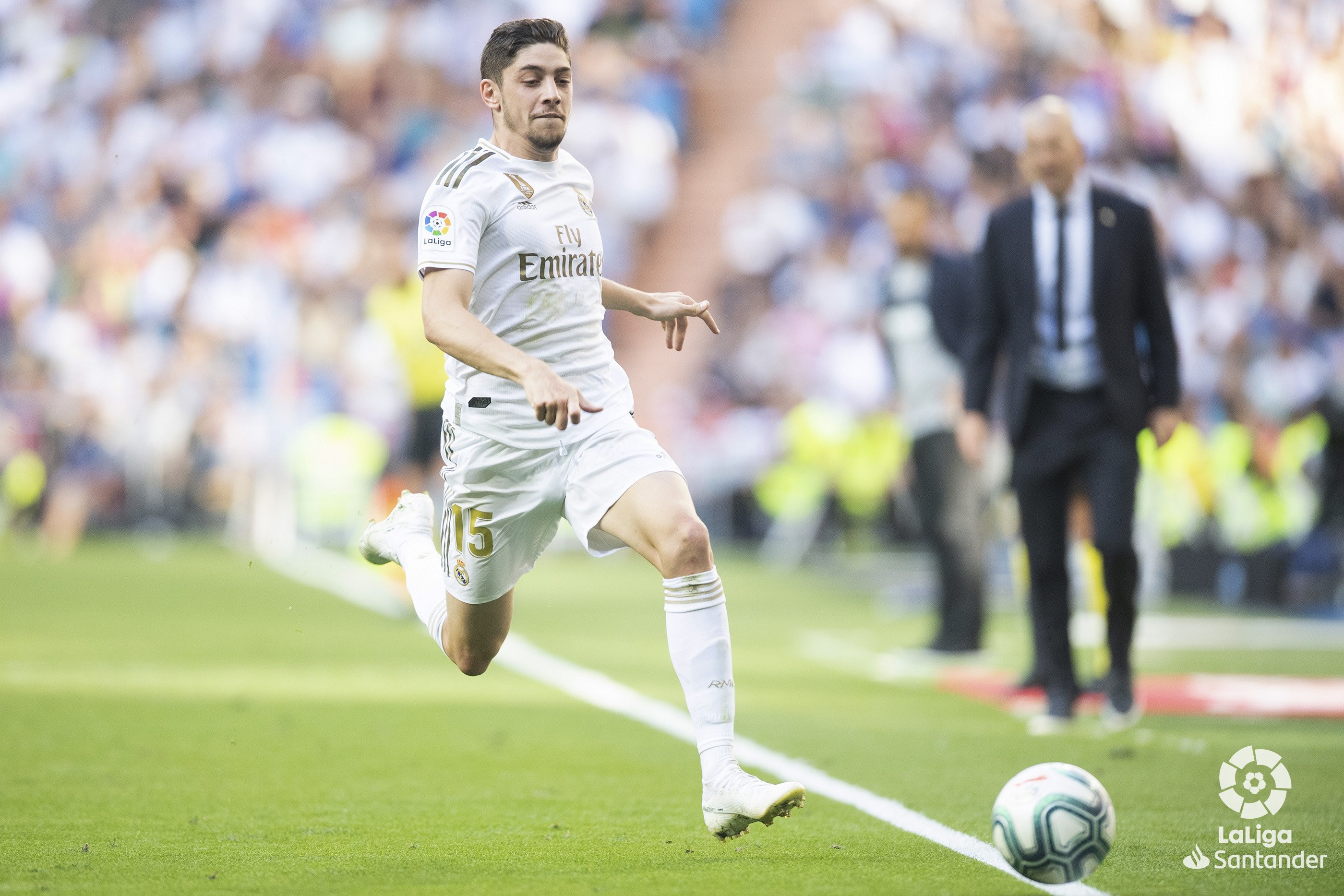 Federico Valverde fue figura en el Real Madrid. Foto: LaLiga.