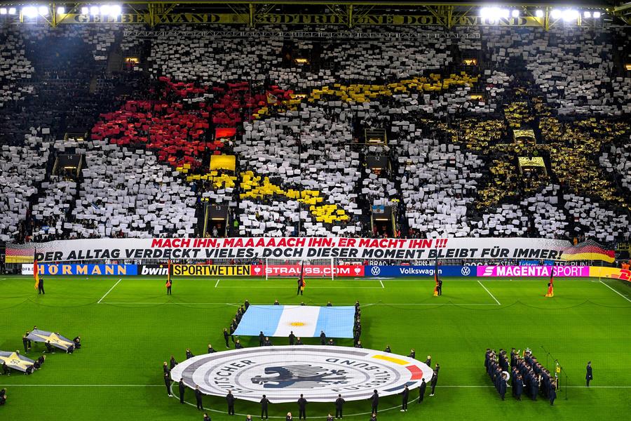 El tremendo mosaico de Alemania contra Argentina. Foto: EFE